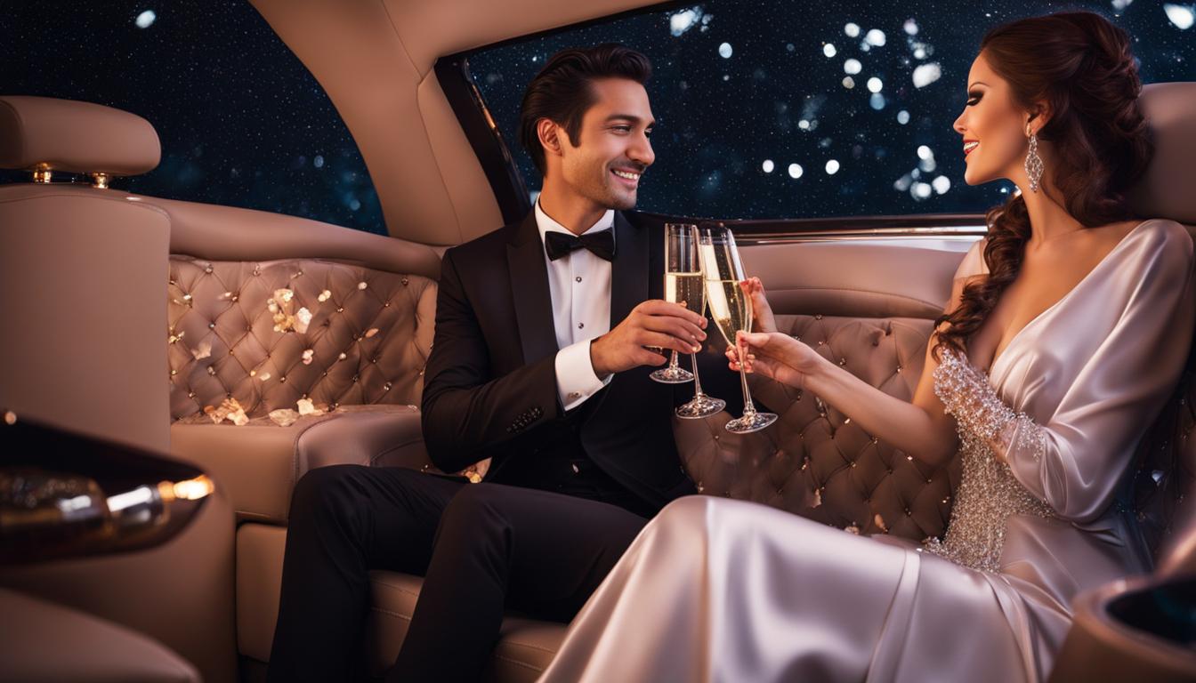 A Toast to Love Including Beverages in Your Limo Ride