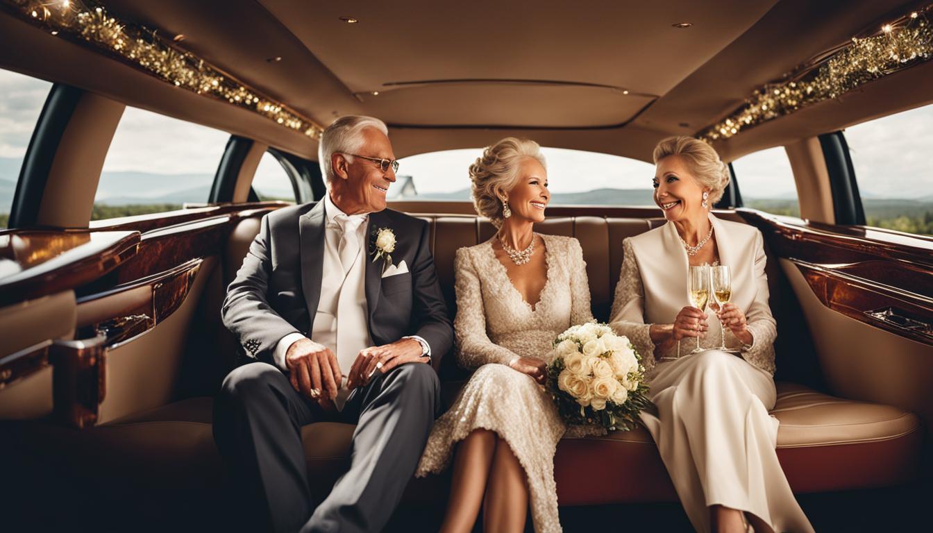 Luxurious Wedding Limo for Elderly Guests