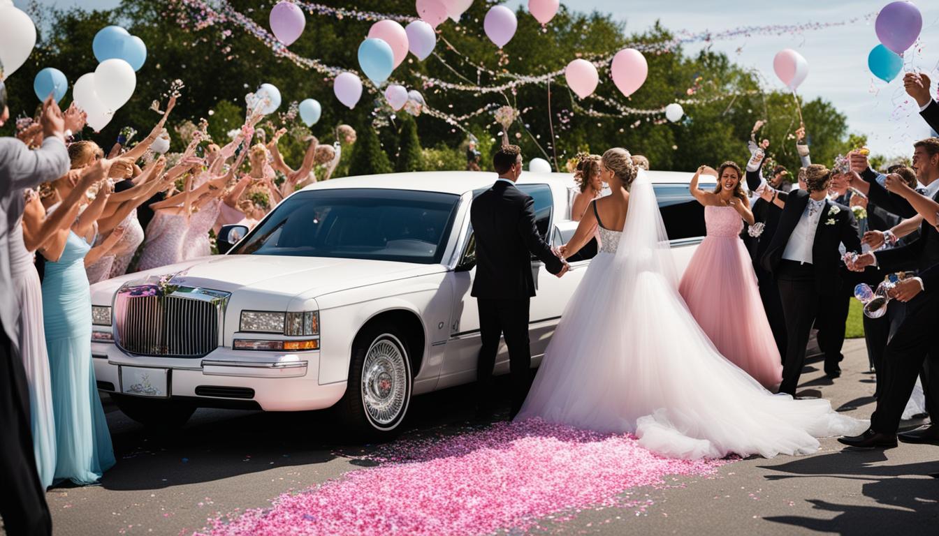 Non-Alcoholic Celebrations Dry Wedding Limo Ideas