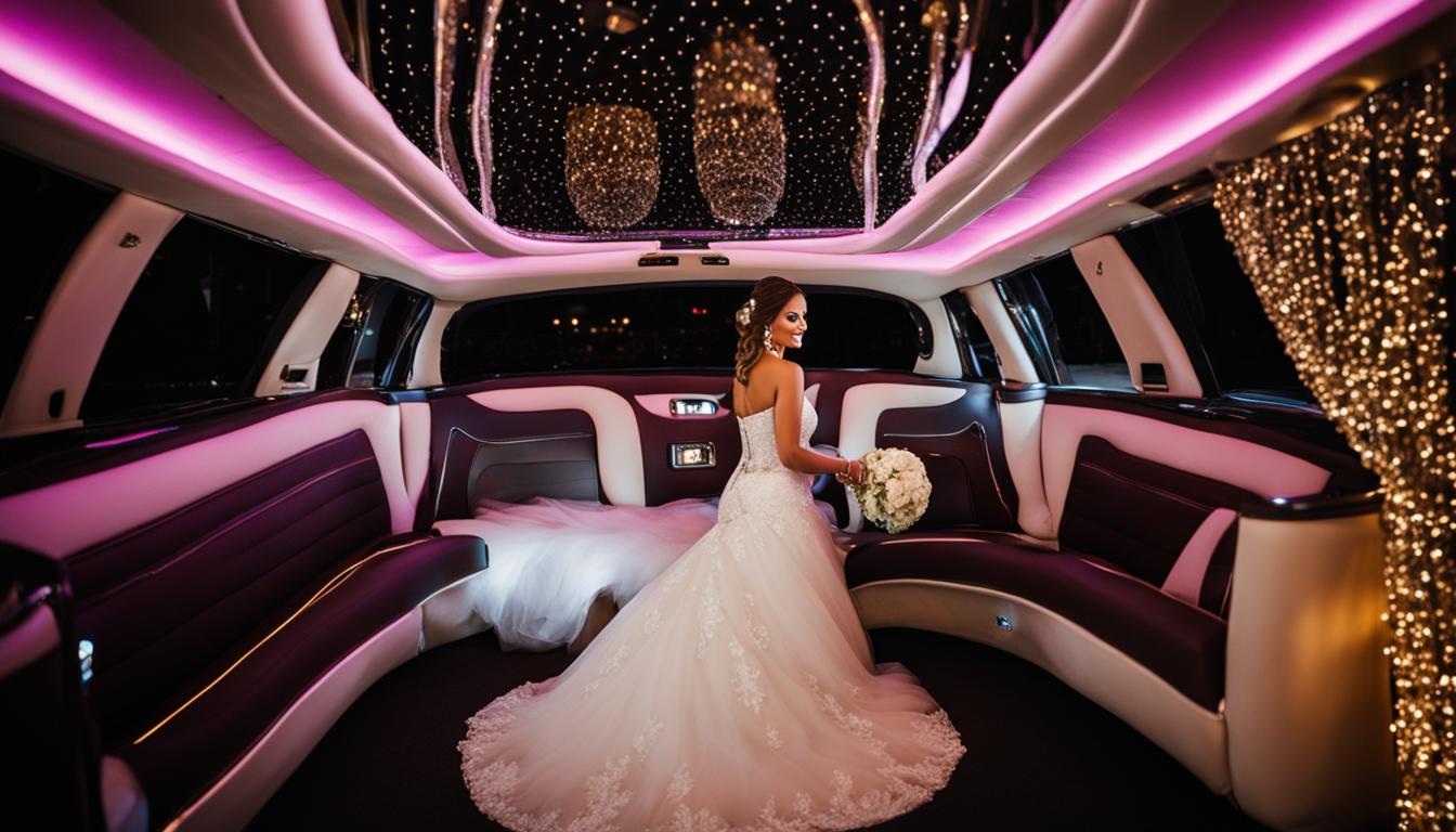 The Bride’s Guide Making a Grand Entrance in a Limo