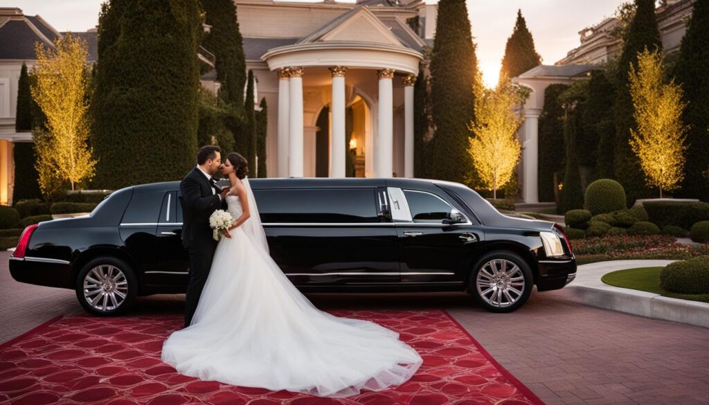 bridal transportation with limo service