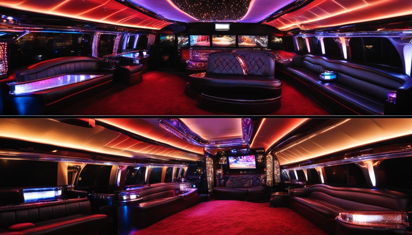 choose between limo and party bus