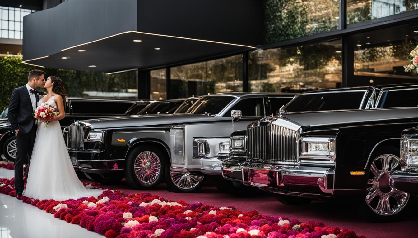 selecting a wedding limo for the groom